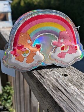 Care Bears Rainbow Holographic Crossbody Bag -